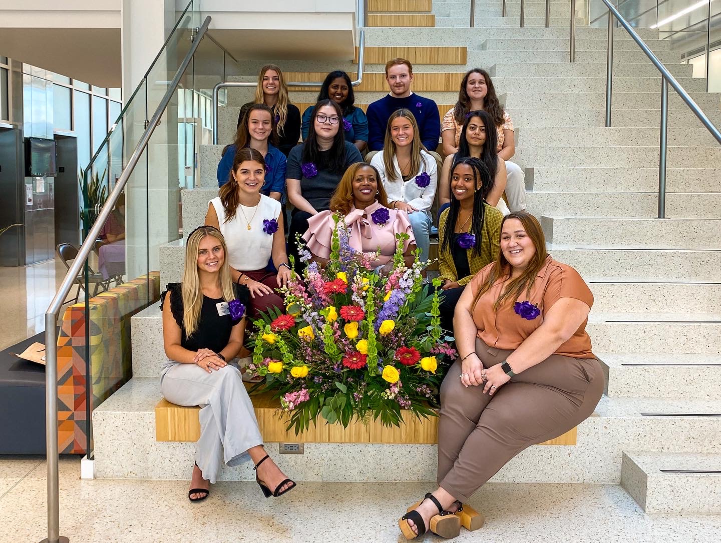 A group of women in WIC smiling together.